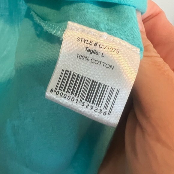 Antics Sartoria by Giacomo Cinque Turquoise Blouse - Picture 5 of 5